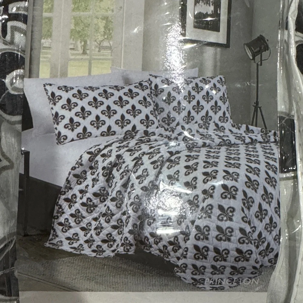 Prince Black and White Comforter Set